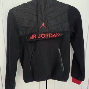 Air Jordan Black and Red Hoodie